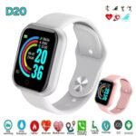 Smart Watch D20 pour Android et IOS numérique moniteur d'activité physique podomètre